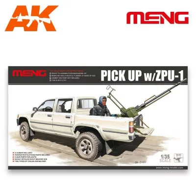 MENG  maquette pick-up avec ZPU-1 1/35