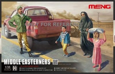MENG  Model Orientaux in the Street 4 figurines civiles- 1/35 - Figur