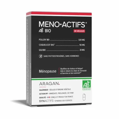 ARAGAN MenoActifs&reg; Bio x30 g&eacute;lules M&eacute;nopause Synactifs