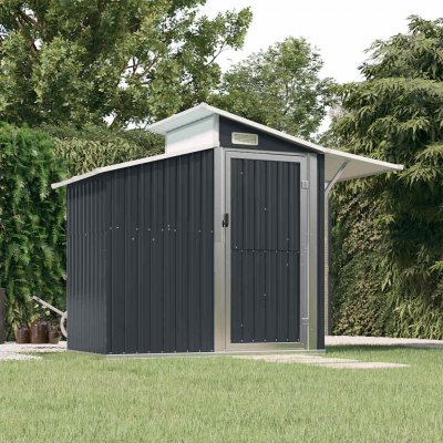 VIDAXL Mercatoxl - Abri de jardin Anthracite 270x130x208,5 cm Acier galvanis&eacute;