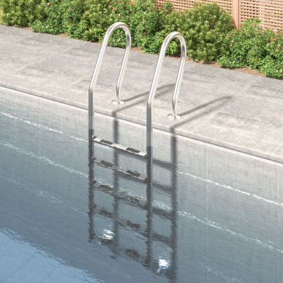 VIDAXL Mercatoxl - chelle de piscine 54x38x211 cm acier inoxydable 304