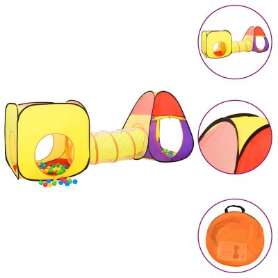 VIDAXL Mercatoxl - Tente de jeu pour enfants Multicolore 255x80x100 cm
