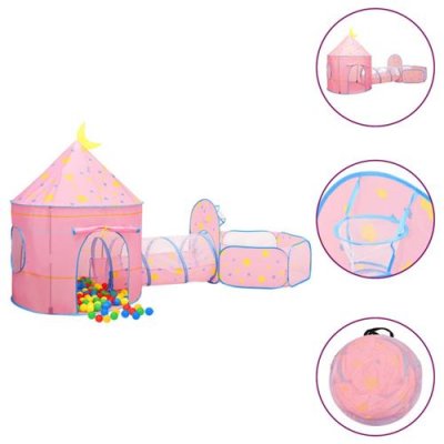 VIDAXL Mercatoxl - Tente de jeu pour enfants Rose 301x120x128 cm