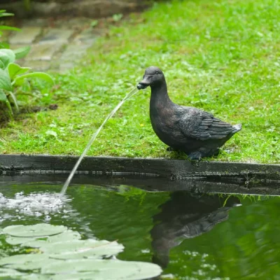 UBBINK Mercatoxl -  Fontaine de jardin &agrave; cracheur Canard