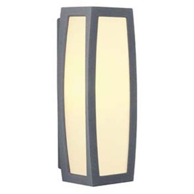 SLV Meridian box applique, anthracite, e27, max.20w, d&eacute;tect. De mouvement 230085