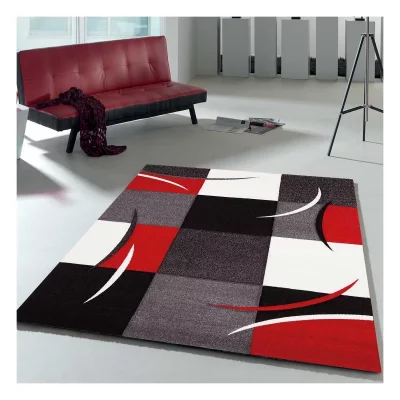 UNAMOURDETAPIS Merinos - 665 110 - Tapis Diamond Rouge - 200x290 cm