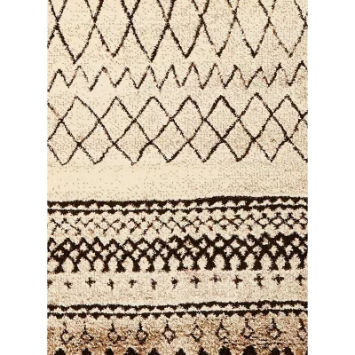 HOMEMAISON Merinos - 835 61 - Tapis Marroko Cr&egrave;me - 160x230 cm