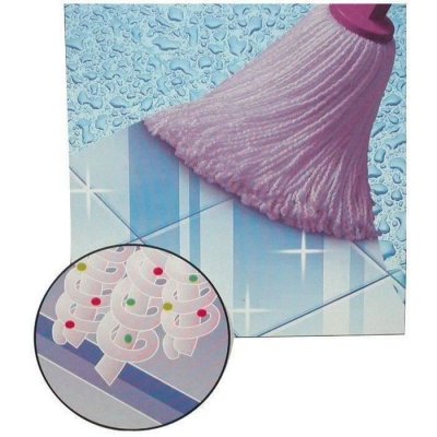 MERY  - Frange en Microfibre + Adaptateur - Lilas