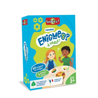 BIOVIVA Mes premieres enigmes - a table