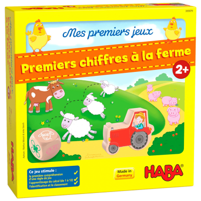 HABA Mes premiers jeux  Premiers chiffres &agrave; la ferme 