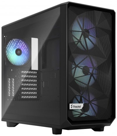 FRACTAL DESIGN Meshify 2 RGB Black TG Light Tint - Bo&icirc;tier PC - Noir ( FD-C-MES2A-06 ) 