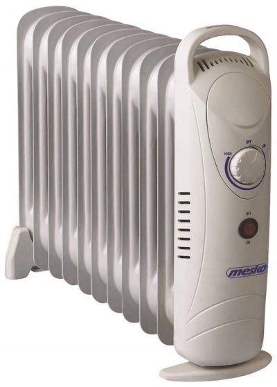MESKO  MS 7806 R&eacute;chauffeur d'huile 11 nervures contr&ocirc;le de temp&eacute;rature &eacute;lectrique 1200W. - Neuf