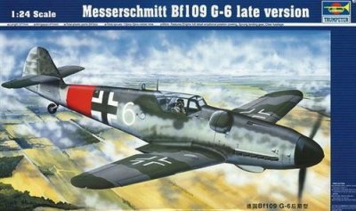 TRUMPETER Messerschmitt Bf 109 G-6 Sp&auml;te Version - 1:24e - 