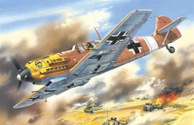 ICM Messerschmitt Bf 109e-7/trop Wwii - 1:72e - 