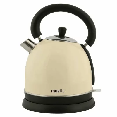 MESTIC  - Bouilloire &eacute;lectrique MWC-180 Retro 1,8 l Cr&egrave;me et noir n/a