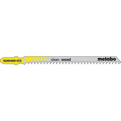 METABO  - 5 lames de scie sauteuse &laquo; clean wood &raquo; 91MM / 3,0 (623654000)