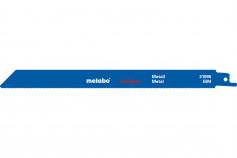 METABO  5 Lames de scies sabres, m&eacute;tal, flexible, 225 x 0,9 mm
