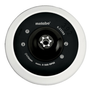 METABO  623289000 Plateau de pon&ccedil;age 173 mm M 14  adh&eacute;rent Diam&egrave;tre 173 mm