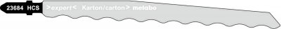 METABO  623684000&nbsp;t313aw Couteau Lame de scie sauteuse (Lot de 3)