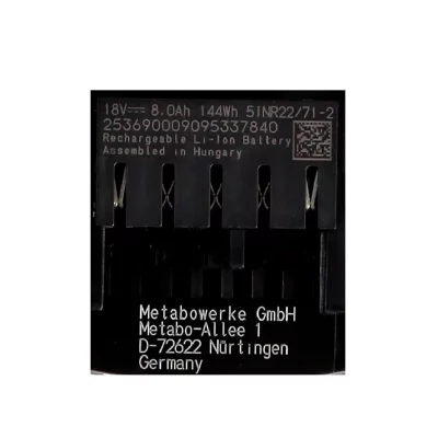 METABO  625369000 - Batterie ME1880 - 18V LiHD - 8.0Ah