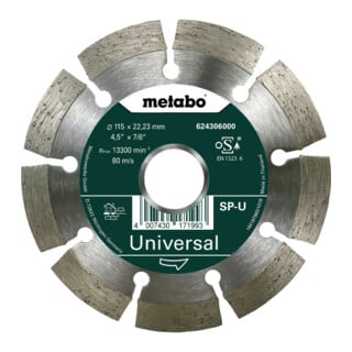 METABO  Disque diamant Promotion 115x22,23 mm