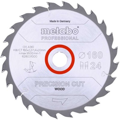 METABO  - Lame de scie circulaire HW/CT 160x2,2x20 mm 24 WZ