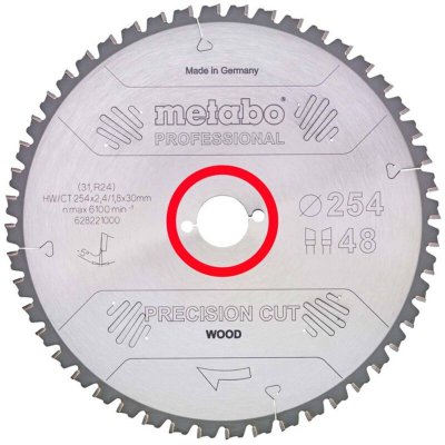 METABO  - Lame de scie circulaire HW/CT 305x2.4x30 mm 84 WZ