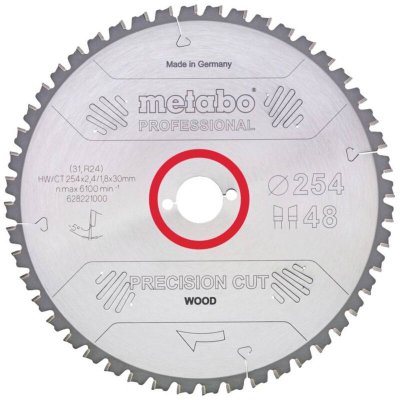 METABO  Lame de scie circulaire HW/CT 315 x 30, 84 WZ 5&deg; n&eacute;g.