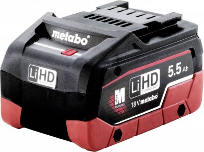METABO  LiHD 18 V 5,5 Ah Li-Ion Batterie ( 625368000 ) - system CAS