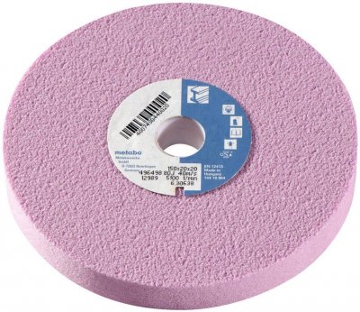 METABO  - Meule 150 x 20 x 20 mm, 80 j, corindon sup&eacute;rieur, pour meuleuse double