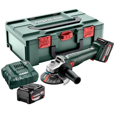 METABO  Meuleuse d'angle sans fil W 18 L 9-125, 18/2x4Ah - 602247510
