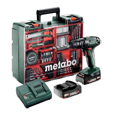 METABO  perceusse percussion SB18 + atelier mobile + 2batteries 2Ah