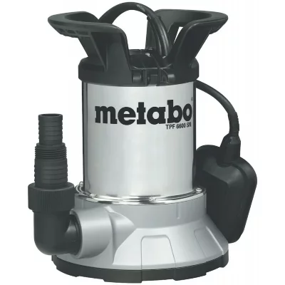 METABO  Pompe immerg&eacute;e &agrave; aspiration plate pour eaux claires TPF 6600 SN