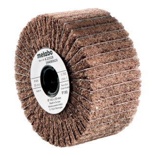 METABO  Roues abrasives en fibres / &agrave; lamelles 105x100 mm, P 180 - 62348500