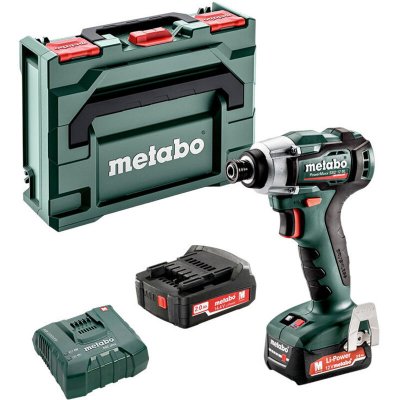 METABO  Visseuse &agrave; chocs - PowerMaxx SSD 12 BL 2x 2,0Ah - SC 60 Plus