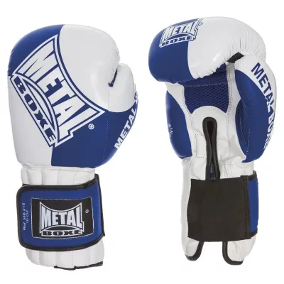 METAL BOXE  MB215 Gants Mixte Adulte, Bleu, Taille 10 oz