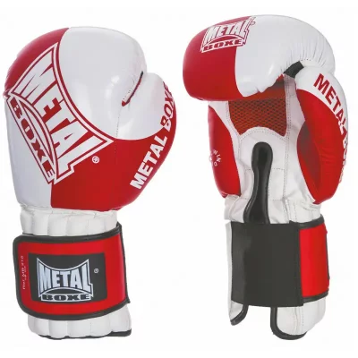 METAL BOXE  MB215 Gants Mixte Adulte, Rouge, Taille 10 oz
