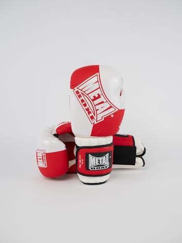 METAL BOXE  MB215 Gants Mixte Adulte, Rouge, Taille 14 oz