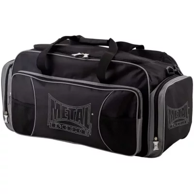 METAL BOXE  TG Sac DE Sport GEANT Mixte Adulte, Noir/Gris/Jaune, Unique