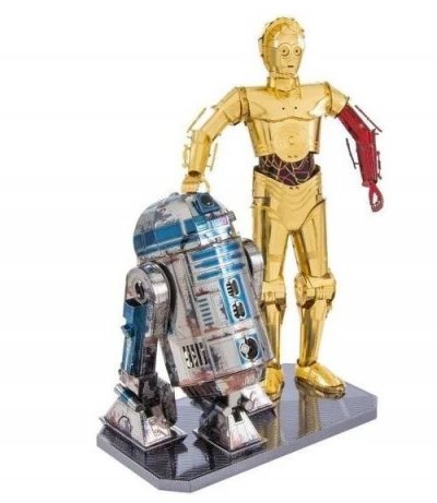 METAL EARTH  Star Wars R2D2 et C-3PO kit de maquette 3D 12,3 cm
