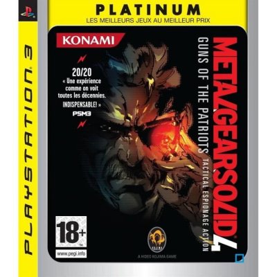 Metal Gear Solid 4 : Guns of the Patriots - platinum