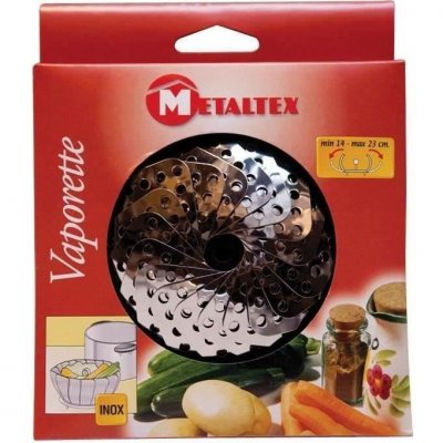 METALTEX  25430010080 Cuiseur &agrave; Vapeur, Argent&eacute;