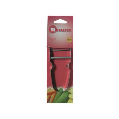 METALTEX  677007 Eplucheur Zack, Acier Inoxydable, Argent, 28 cm
