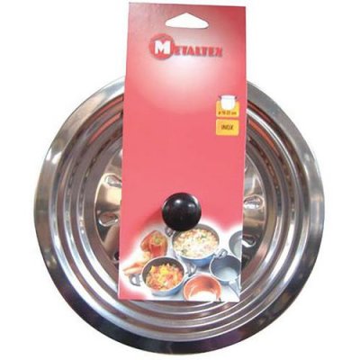 METALTEX  - Couvercle anti-gras en inox - D: 28 &agrave; D: 30 cm