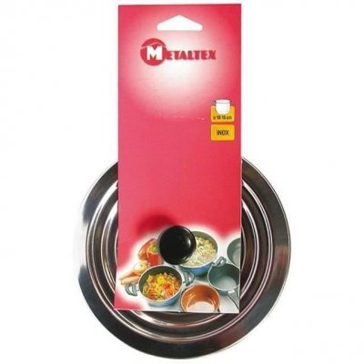 METALTEX  - Couvercle en inox - D: 16 cm &agrave; D: 22 cm