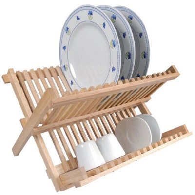 METALTEX  egouttoir pliable bois