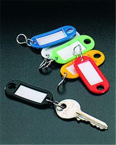 METALTEX  Lot de 6 Plaquettes porte-&eacute;tiquettes pour cl&eacute;s