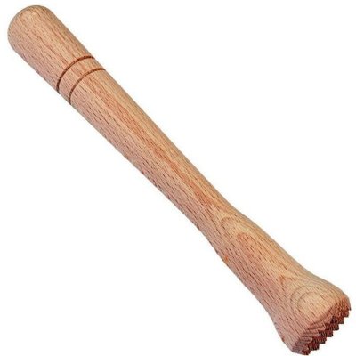 METALTEX  Pilon &agrave; cocktail en h&ecirc;tre massif - L 22 cm