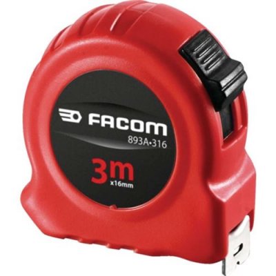 FACOM M&egrave;tre &agrave; ruban double face boitier ABS  3m x 19mm - 893B.319PB