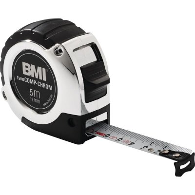 BMI M&egrave;tre-ruban  chrom 475841221 8 m acier